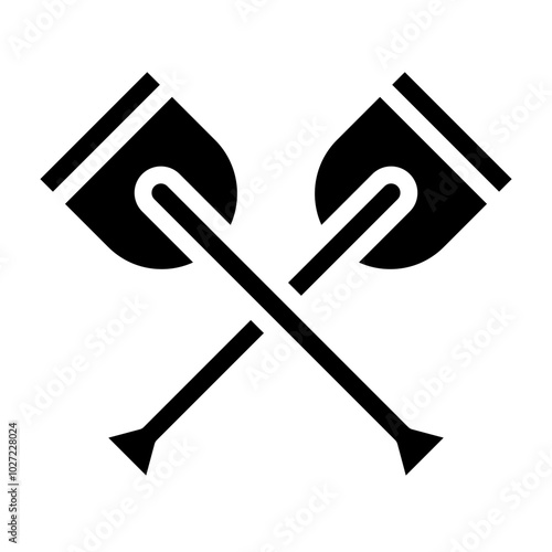 Oar Vector Design Icon Style