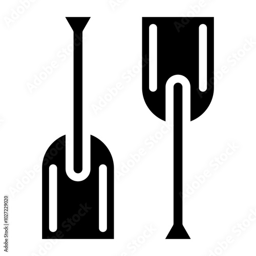 Paddle Vector Design Icon Style