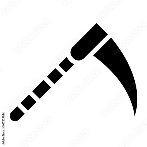 Reaper Scythe Vector Design Icon Style