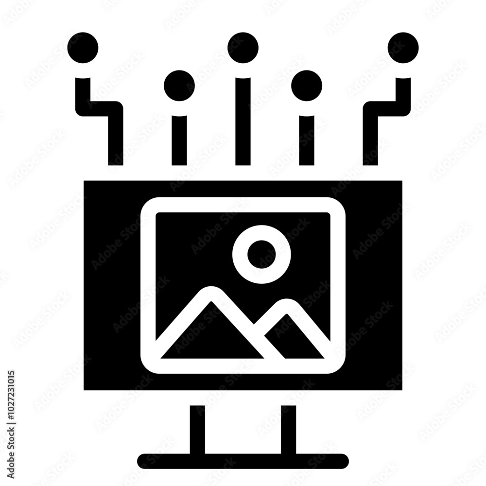 Digital Gallery Vector Design Icon Style Digital Gallery Vector Design Icon Style