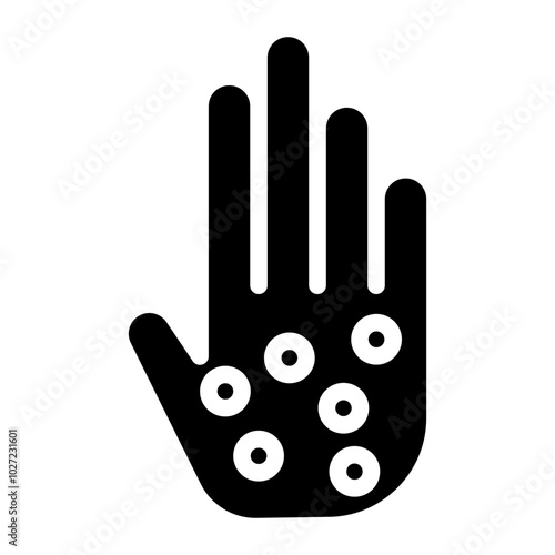 Skin Rash Vector Design Icon Style