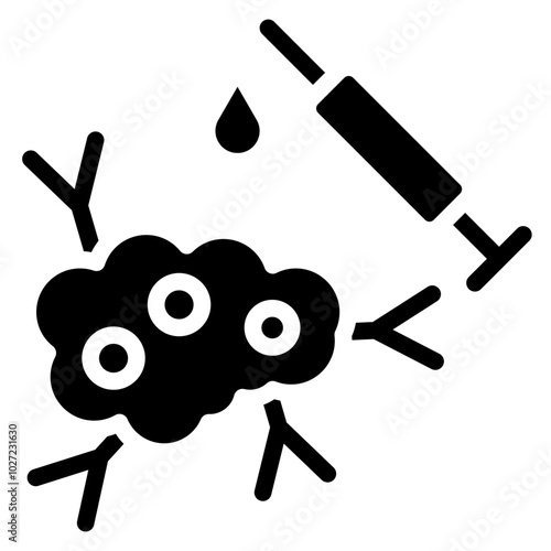 Immunotherapy Vector Design Icon Style