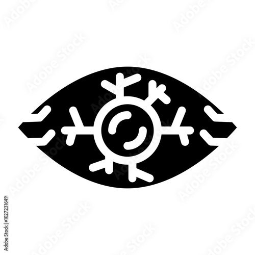 Allergic Conjunctivitis Vector Design Icon Style