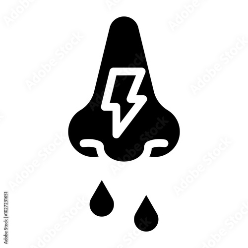 Allergy Symptoms Vector Design Icon Style