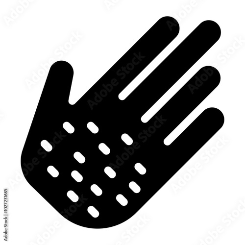 Allergic Dermatitis Vector Design Icon Style