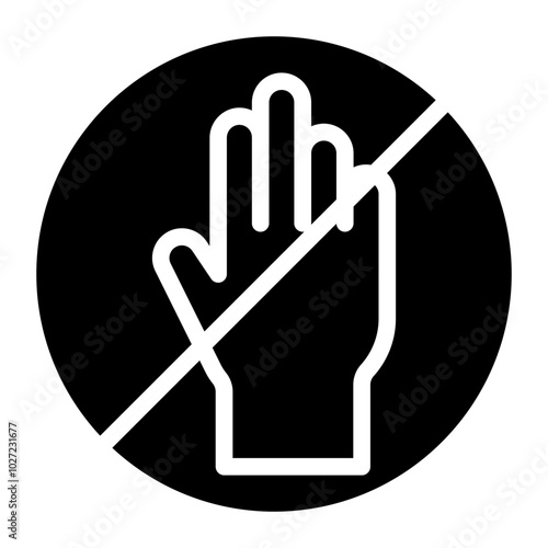 Latex Allergy Vector Design Icon Style