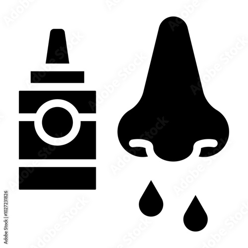 Allergy Relief Vector Design Icon Style