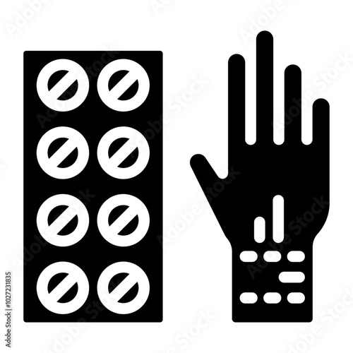 Allergy Kit Vector Design Icon Style
