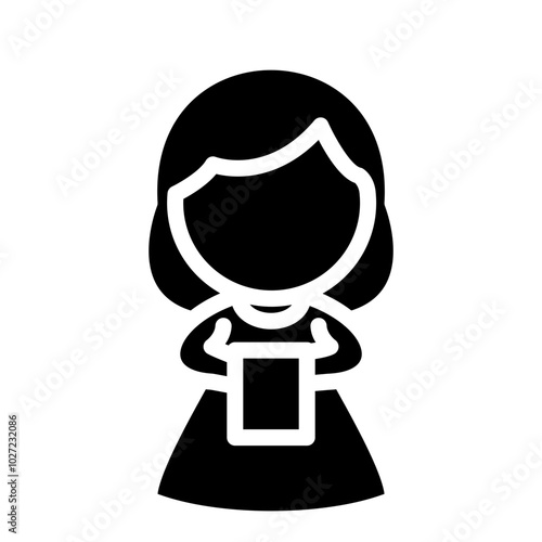 Caroler Vector Design Icon Style