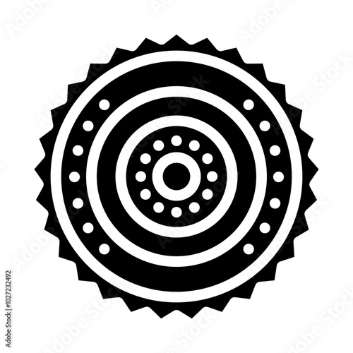 Flywheel Vector Design Icon Style