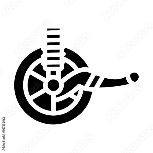 Suspension Vector Design Icon Style