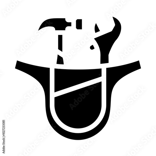 Tool Belt Vector Design Icon Style