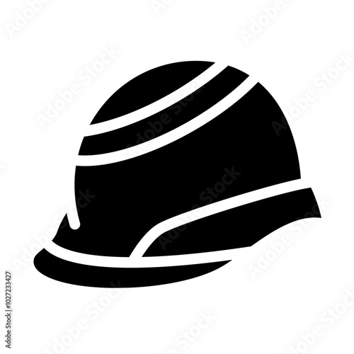Engineer Hard Hat Vector Design Icon Style
