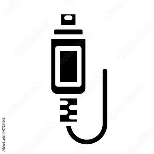 FireWire Cable Vector Design Icon Style