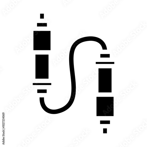 Fiber Optic Connector Vector Design Icon Style