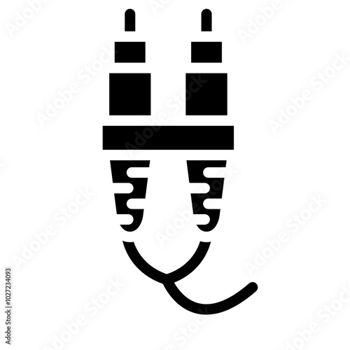 SC Connector Vector Design Icon Style