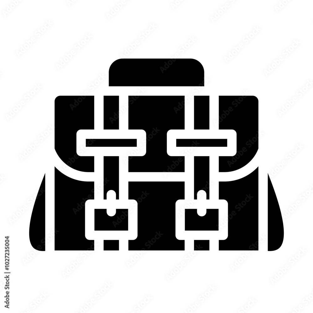 Messenger Bag Vector Design Icon Style Messenger Bag Vector Design Icon Style