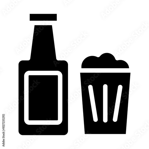 Craft Beer Vector Design Icon Style