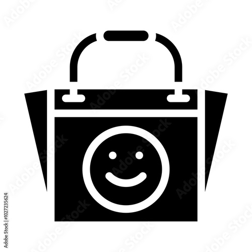 Tote Bag Vector Design Icon Style