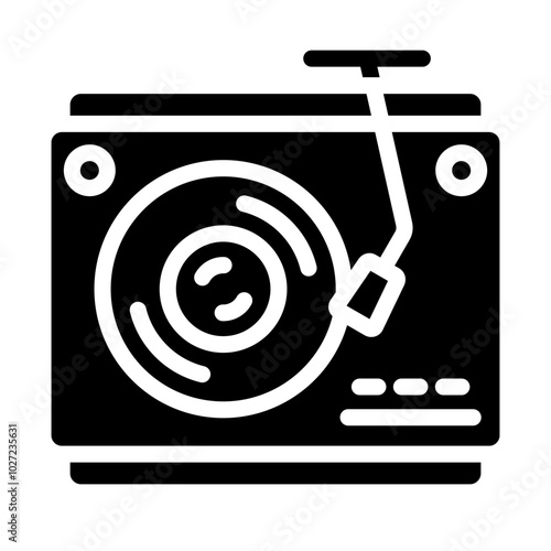 Vinyl Player Vector Design Icon Style