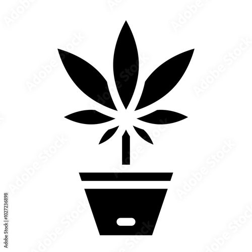 Pot Planet Vector Design Icon Style