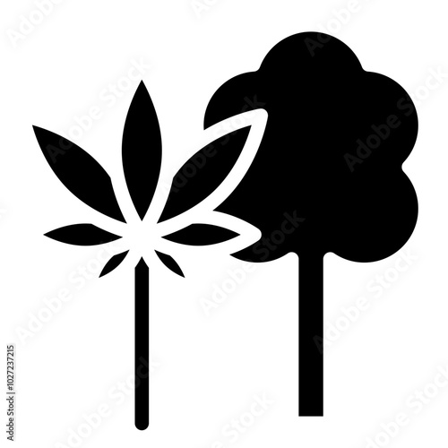 Joint Jungle Vector Design Icon Style