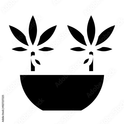 Kush Knot Vector Design Icon Style