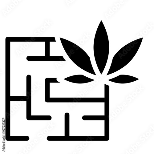 Mary Jane Maze Vector Design Icon Style