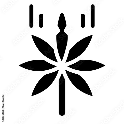 Weed Whiz Vector Design Icon Style