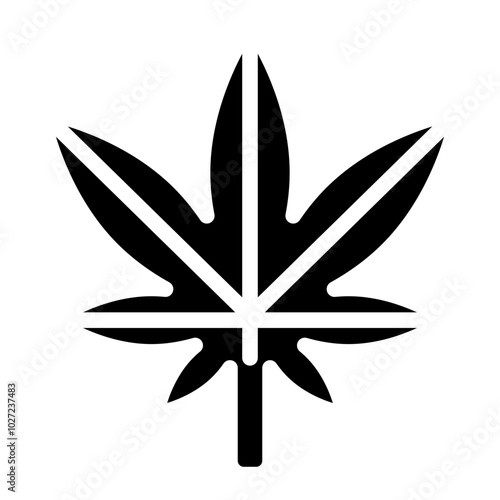 Cannabis Canvas Vector Design Icon Style