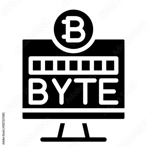 Byte Burst Vector Design Icon Style