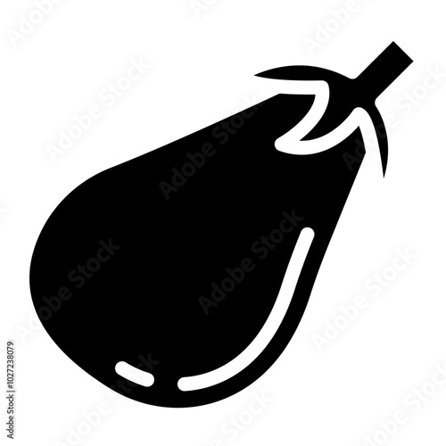 Eggplant Vector Design Icon Style