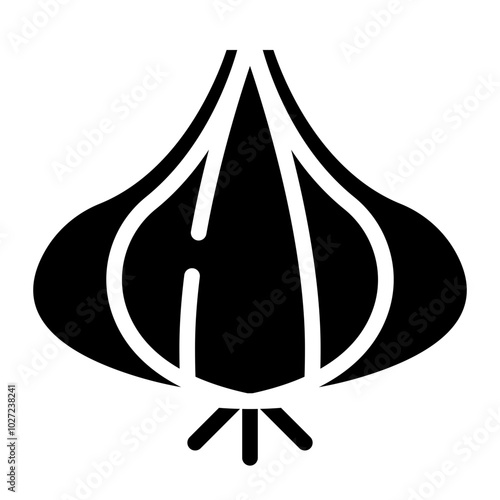 Shallot Vector Design Icon Style