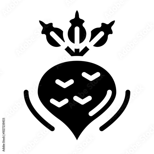 Kohlrabi Vector Design Icon Style