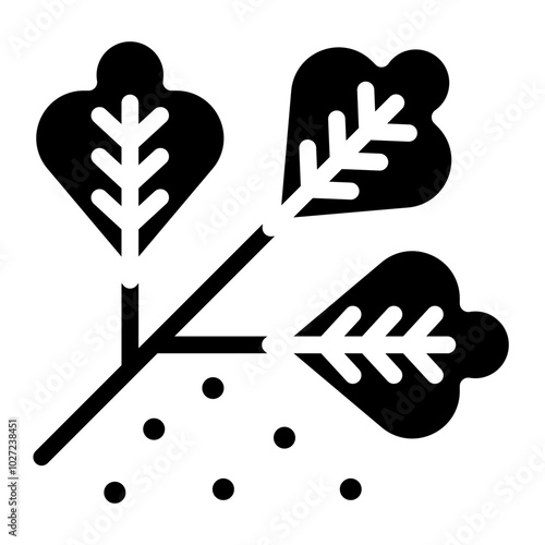 Coriander Vector Design Icon Style