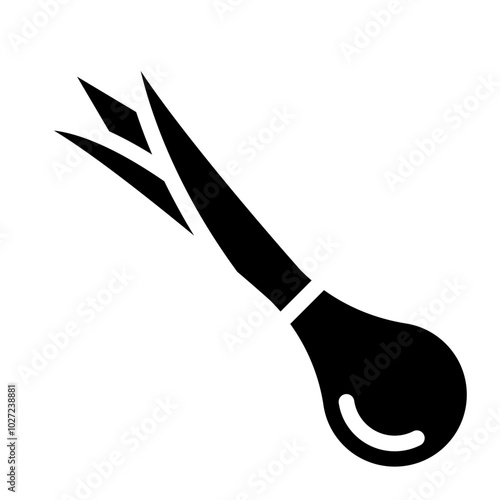 Green Onion Vector Design Icon Style