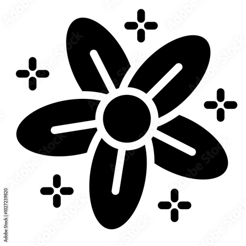 Sakura Spectacle Vector Design Icon Style