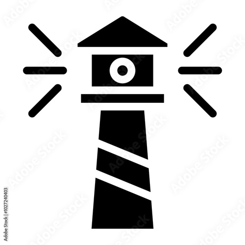 Liberation Lighthouse Vector Design Icon Style