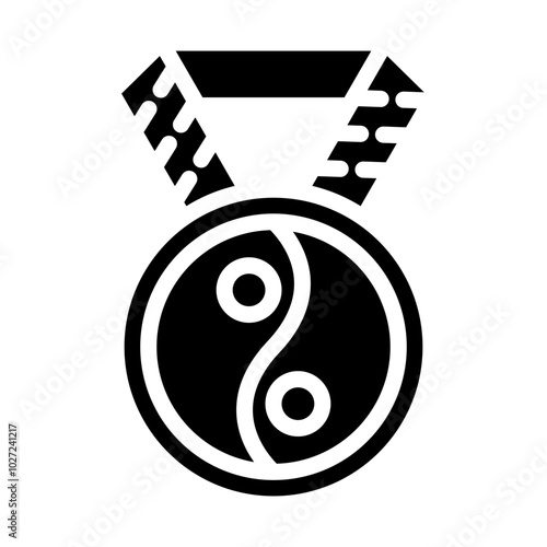 Harmony Medal Vector Design Icon Style