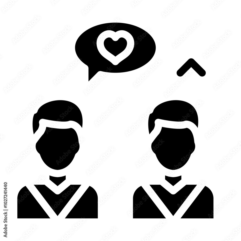 No Discrimination Icon Vector Design Icon Style No Discrimination Icon Vector Design Icon Style