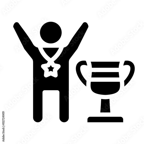 Fairness Champion Vector Design Icon Style