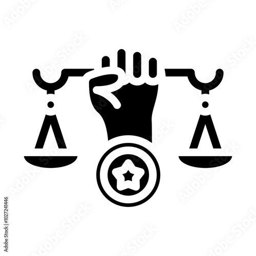 Equality Token Vector Design Icon Style
