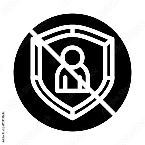 No Bigotry Insignia Vector Design Icon Style