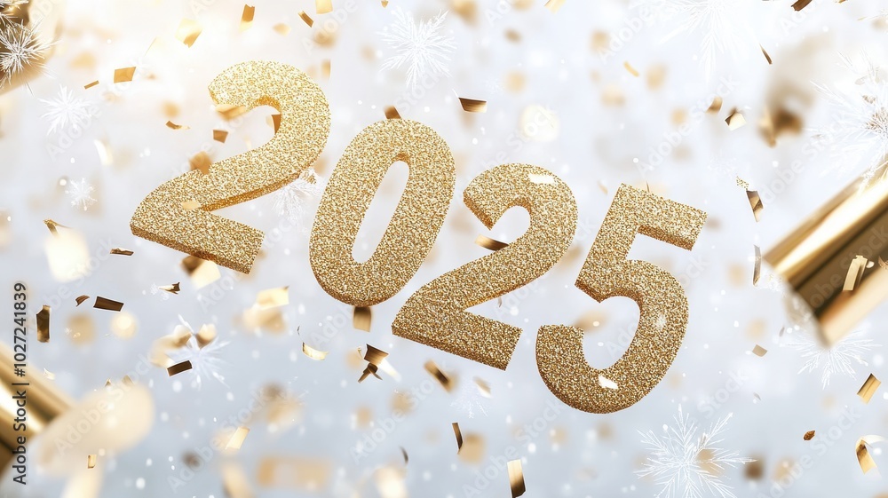 Happy 2025 on New Year dark background with fireworks,Celebration New Year's Eve,Golden fireworks on dark night sky,Design for posters, banners greeting cards,Template for media post,copy space. Happy 2025 on New Year dark background with fireworks,Celebration New Year's Eve,Golden fireworks on dark night sky,Design for posters, banners greeting cards,Template for media post,copy space.