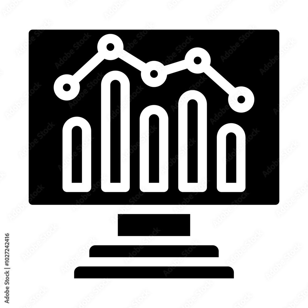 Diagram Vector Design Icon Style Diagram Vector Design Icon Style