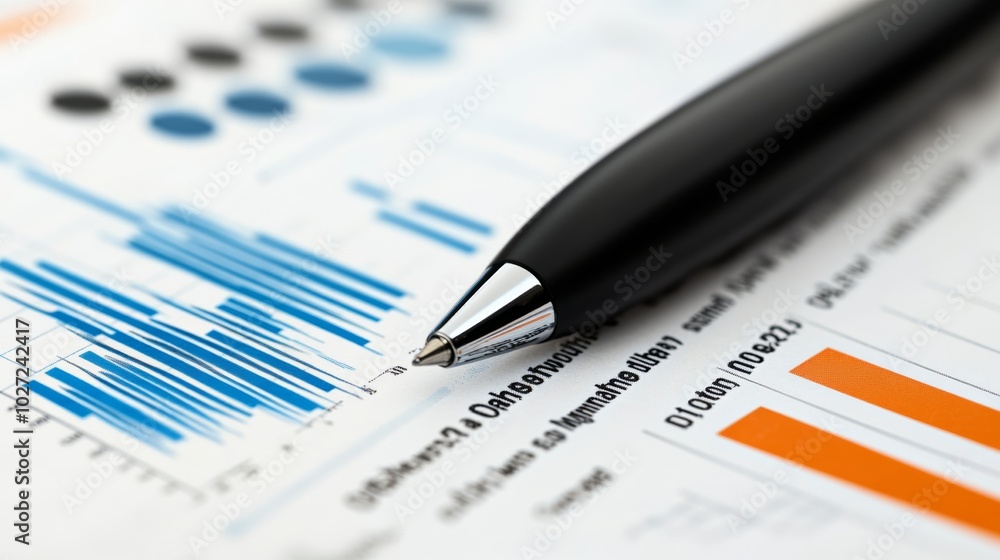 A financial advisor giving investment advice, with a focus on charts, graphs, and detailed financial data A financial advisor giving investment advice, with a focus on charts, graphs, and detailed financial data