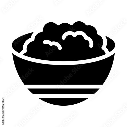 Polenta Vector Design Icon Style