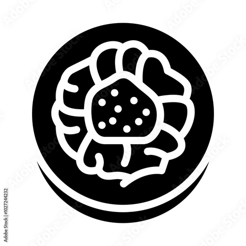 Tagliatelle Bolognese Vector Design Icon Style