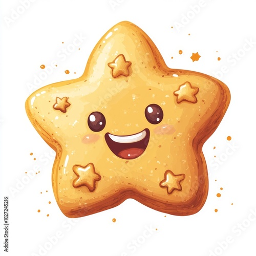 A sugar cookie vector illustration photo