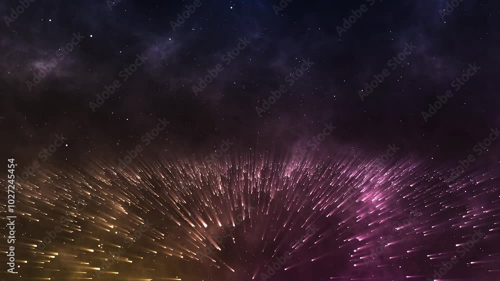 abstract animation particles space background abstract animation particles space background